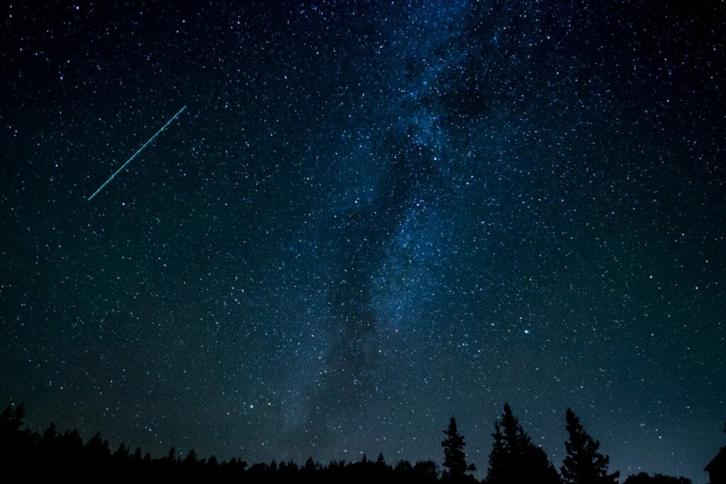 Shooting stars visible above Belgium tonight