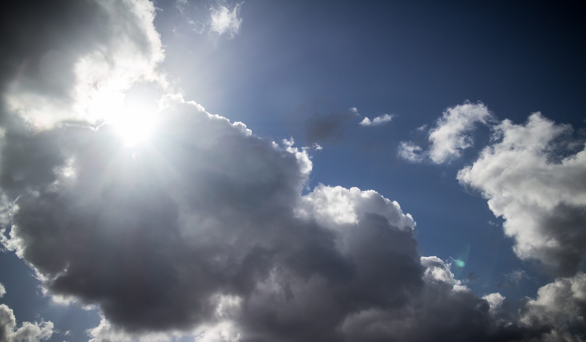 Partly cloudy and dry