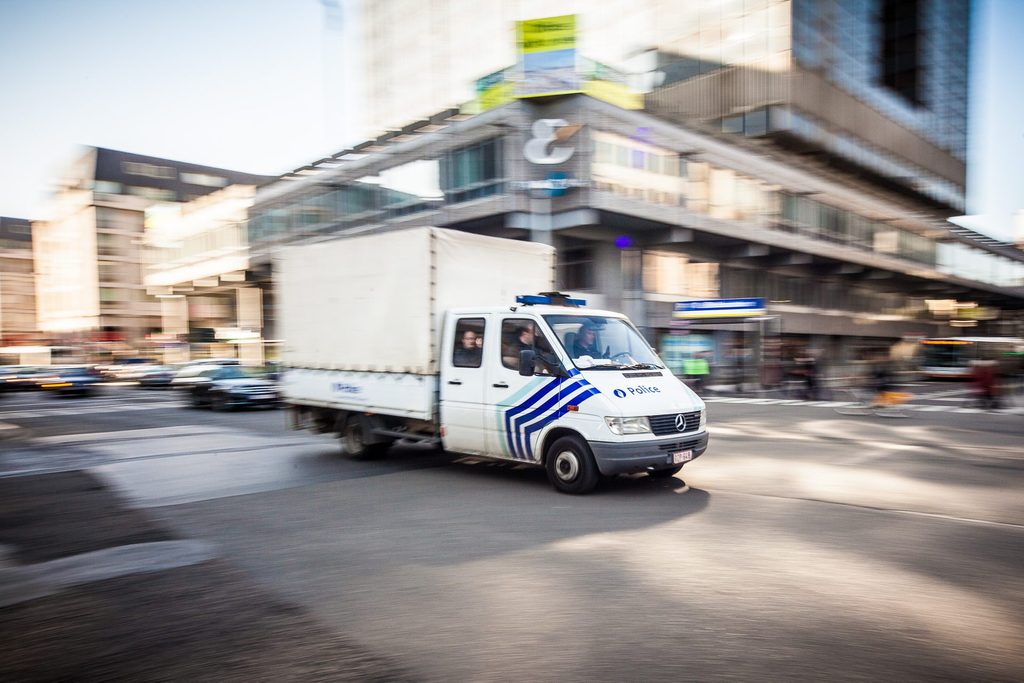 Police vehicle hits cyclist in Woluwe-Saint-Lambert while on call