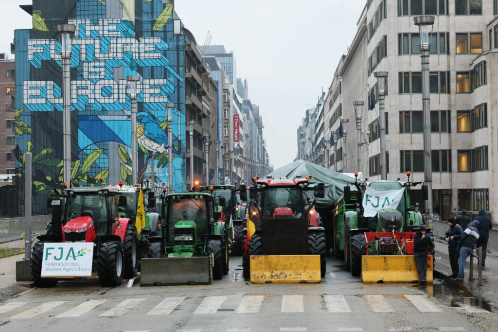 Farmers protests to block traffic in Belgium on Thursday and Friday