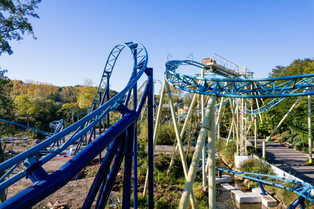 Walibi theme park unveils largest 'family rollercoaster' in Benelux