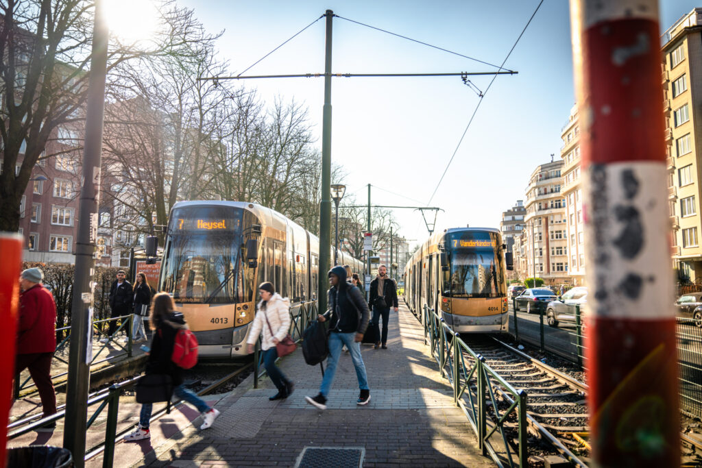 Two Brussels tram lines disrupted on Friday morning