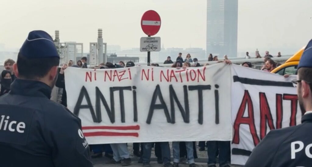 City of Brussels to lodge complaint against Nazi salutes at demonstration
