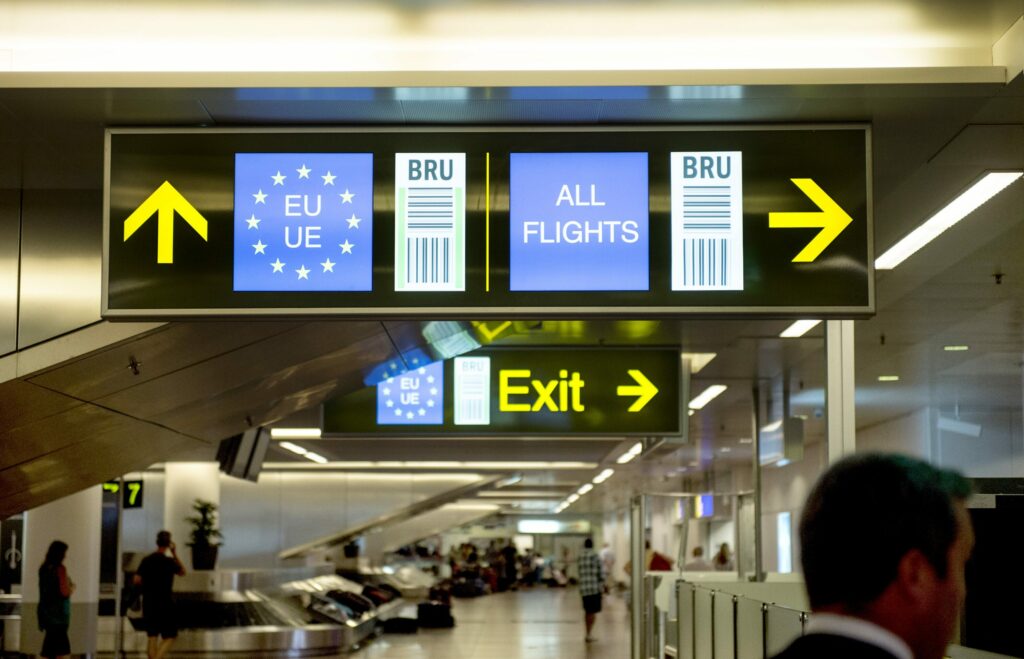 Brussels Airport records busiest month since 2019
